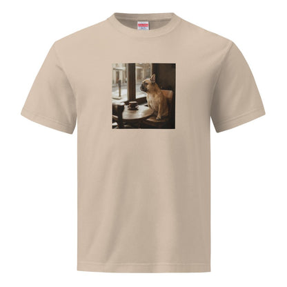 カフェの常連（ベージュ）