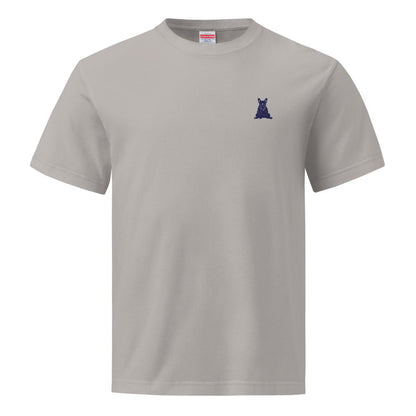 刺繍 おじさん座り（グレー）