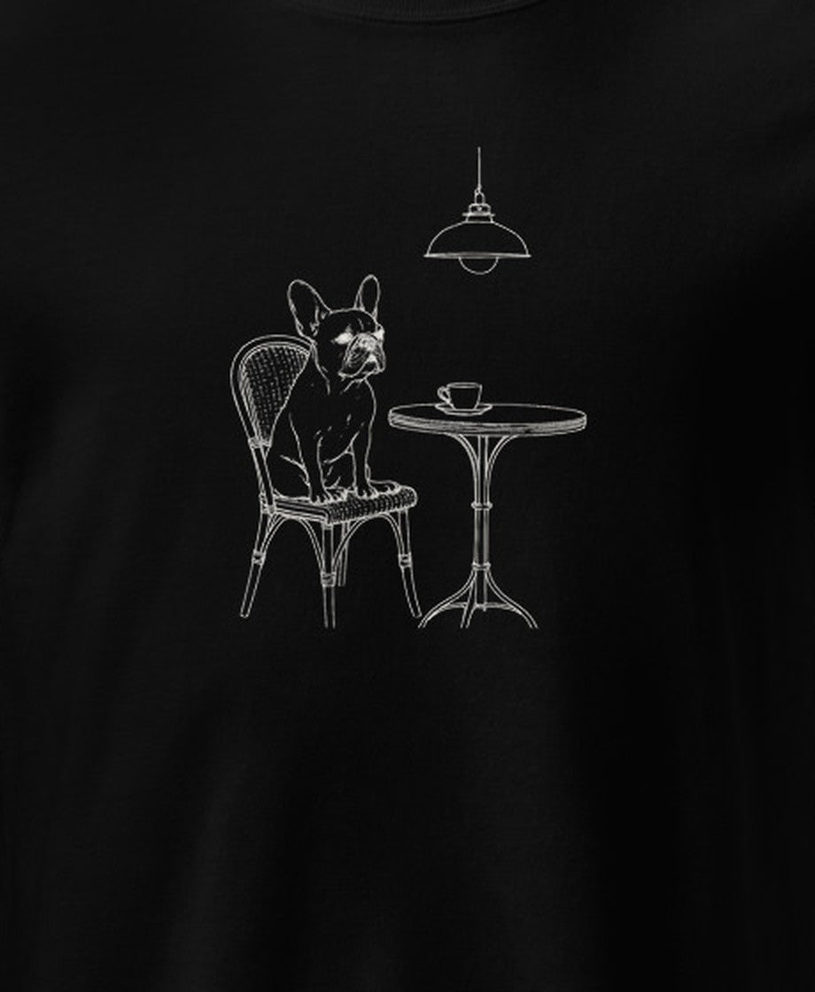 CAFÉ BOULETTE（線画） プリント部分アップ