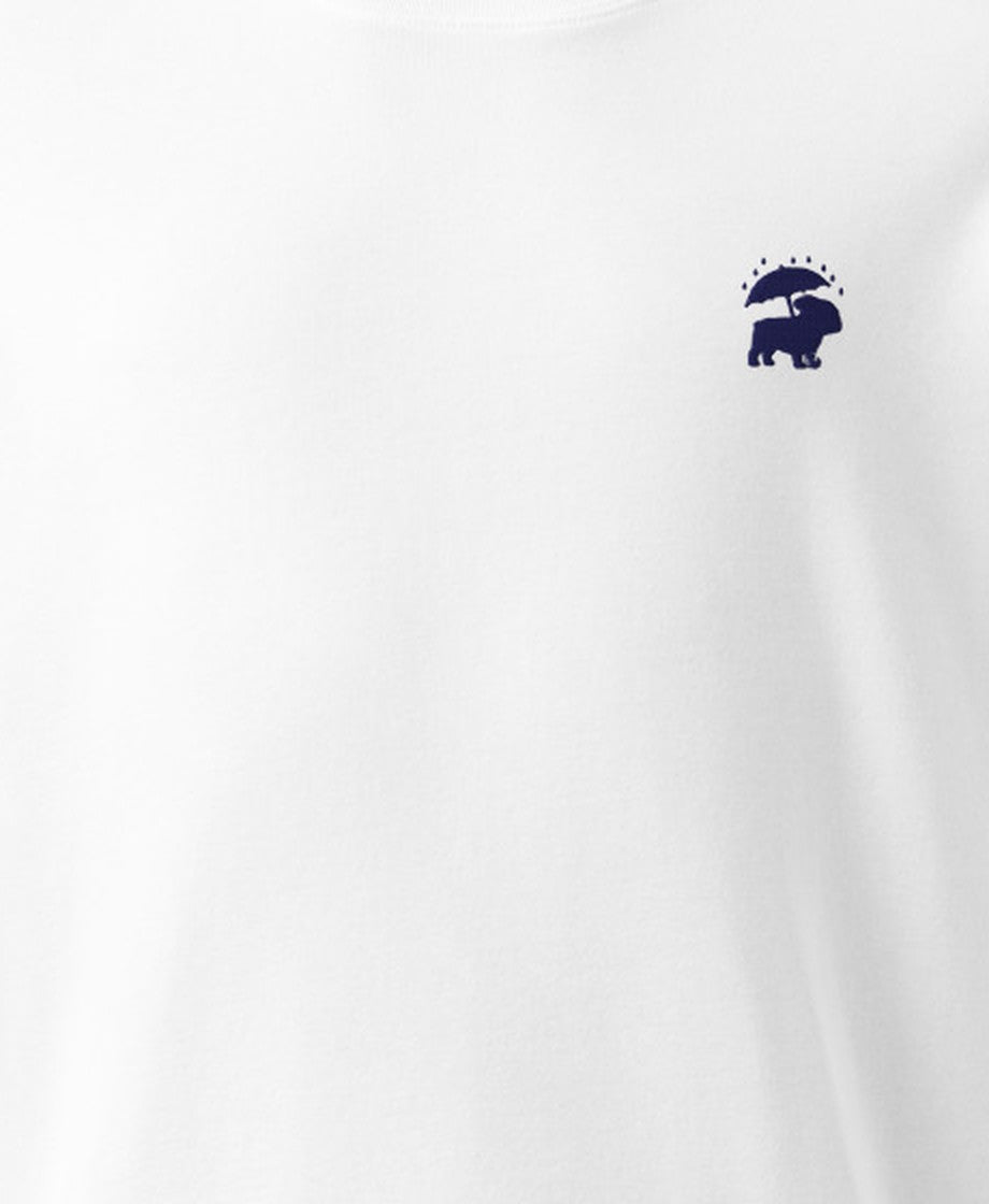 刺繍 雨は苦手 プリント部分アップ