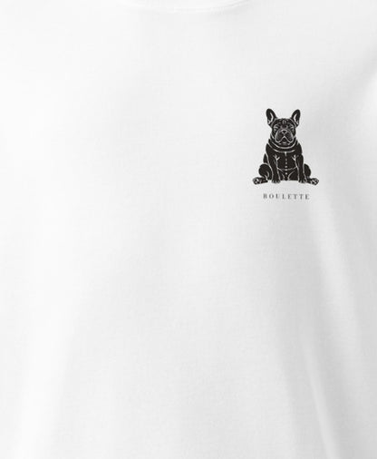 ワンポイント エンブレム プリント部分アップ