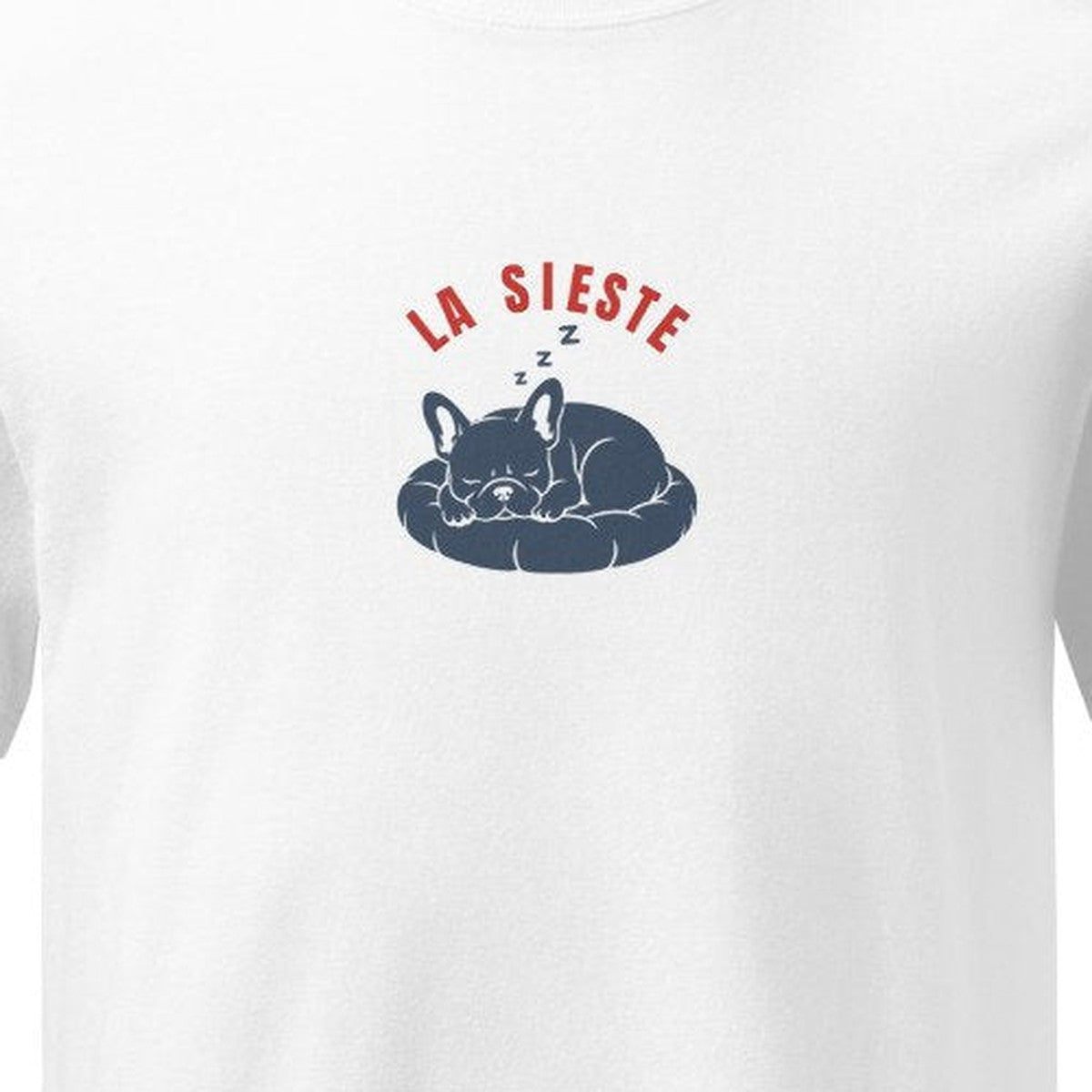 LA SIESTE プリント部分アップ
