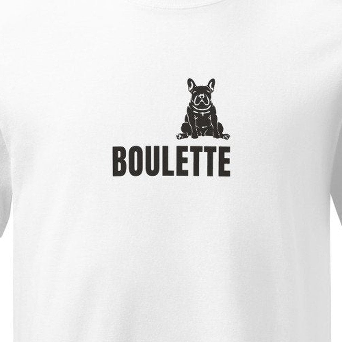BOULETTE ビッグロゴ プリント部分アップ