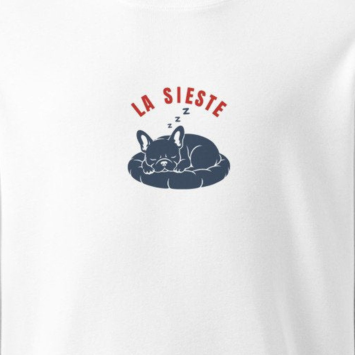 LA SIESTE プリント部分アップ