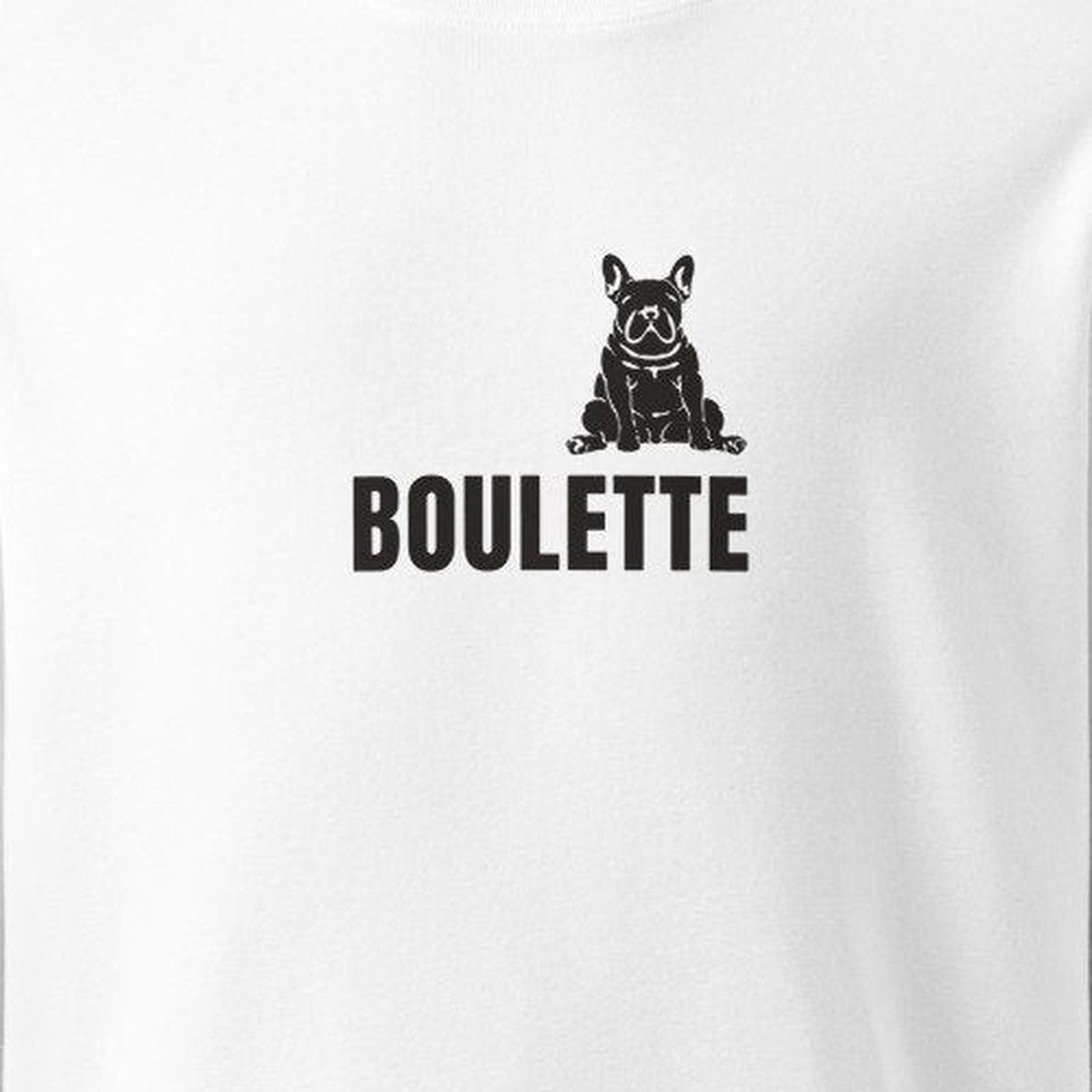 BOULETTE ビッグロゴ プリント部分アップ