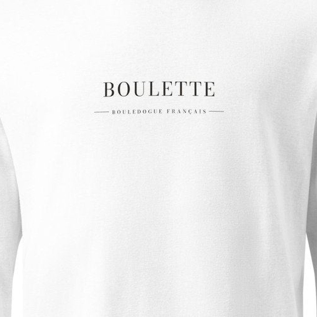 BOULETTE ワードマーク プリント部分アップ
